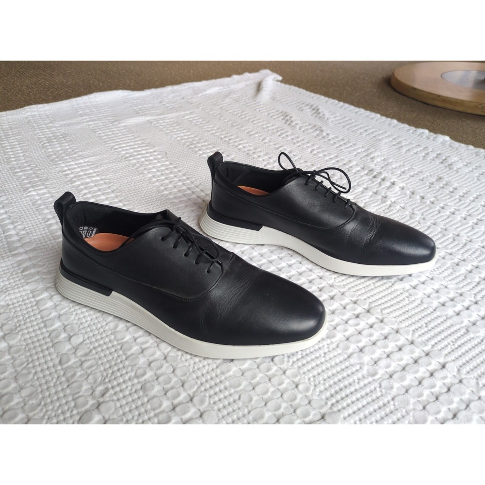Wolf & Shepherd Crossover‎ Longwing Calfskin Leather Black White Size 11.5 Mens